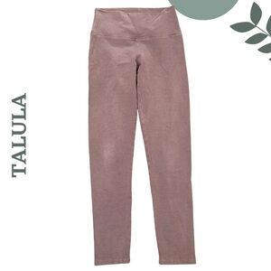 Talula Essentials High Rise Stretch Leggings | Smokey Pink | Stretch | Small